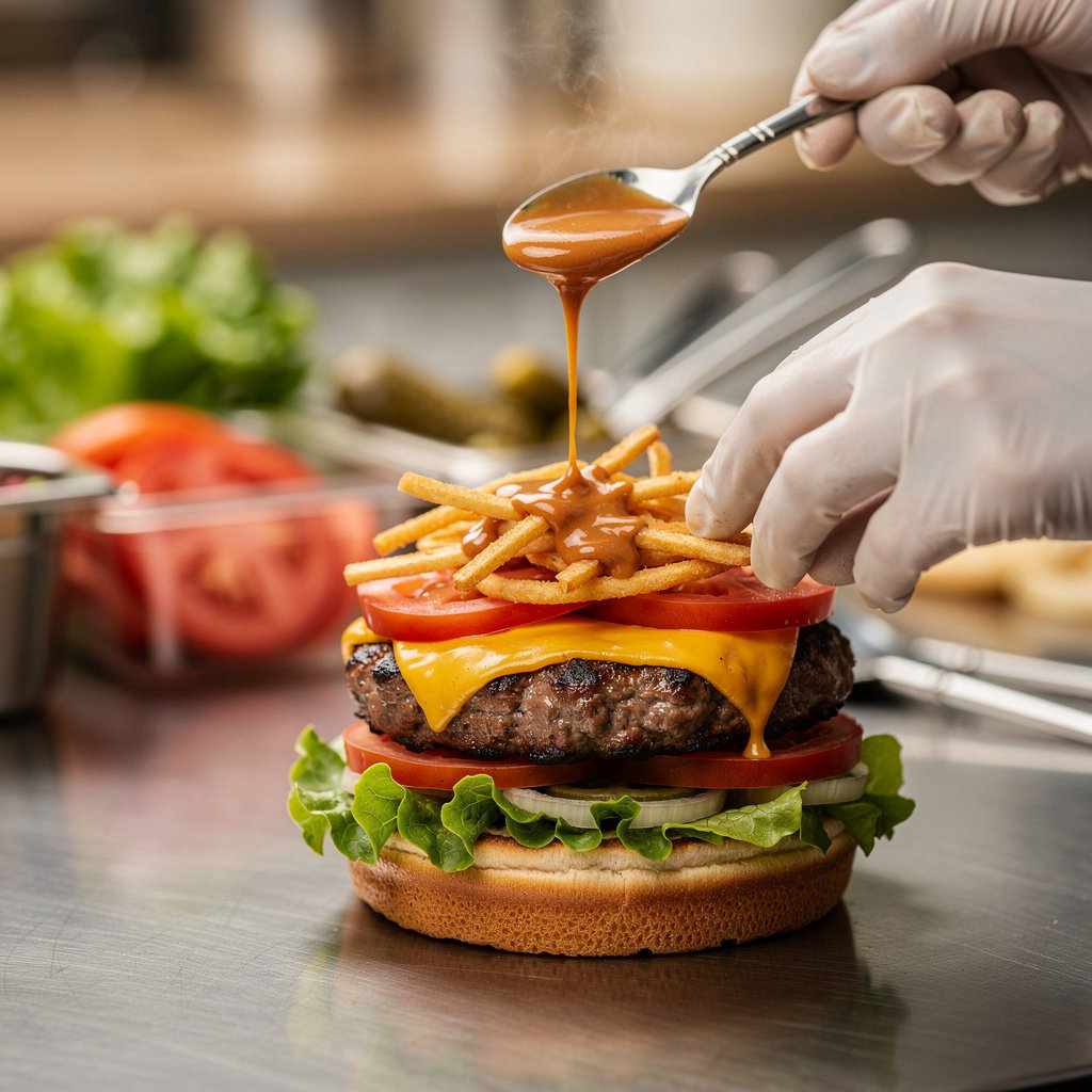 Burger Express new Spicy Chipotle Burger and Seasonal Salad offerings in Santa Barbara